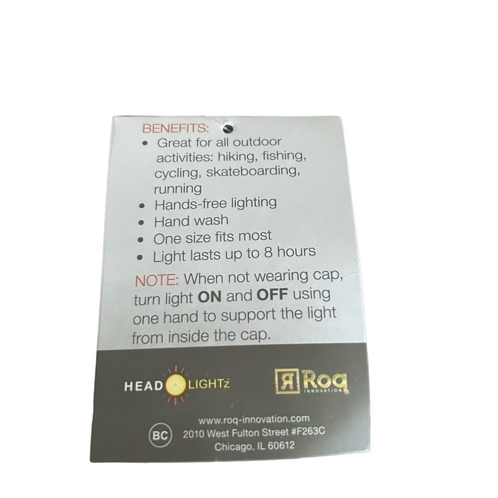HeadLightz Rechargeable Adjustable Baseball Cap - Picture 10 of 11